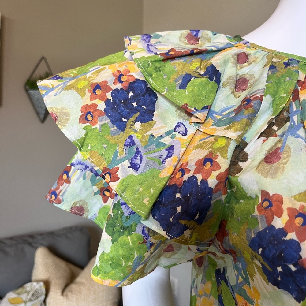 Entro Colorful Floral Blouse - Picture 4 of 10